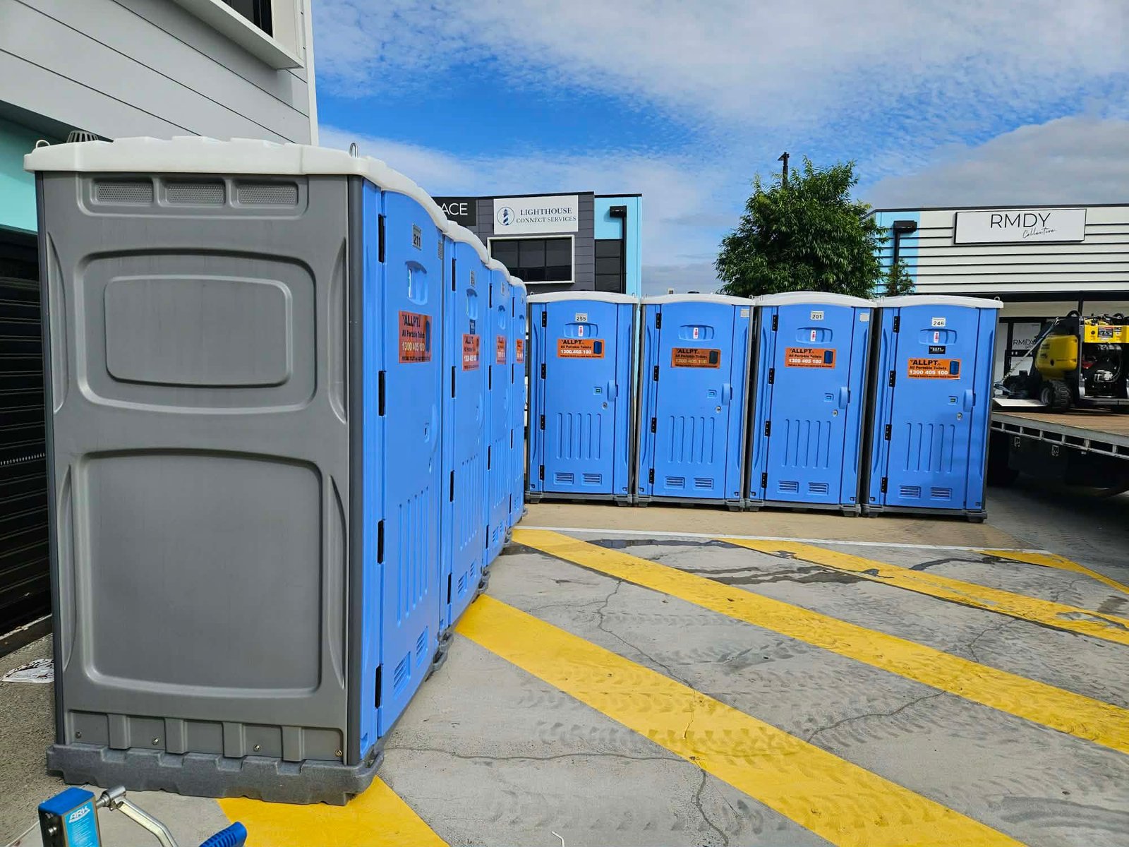 Portable toilet hire